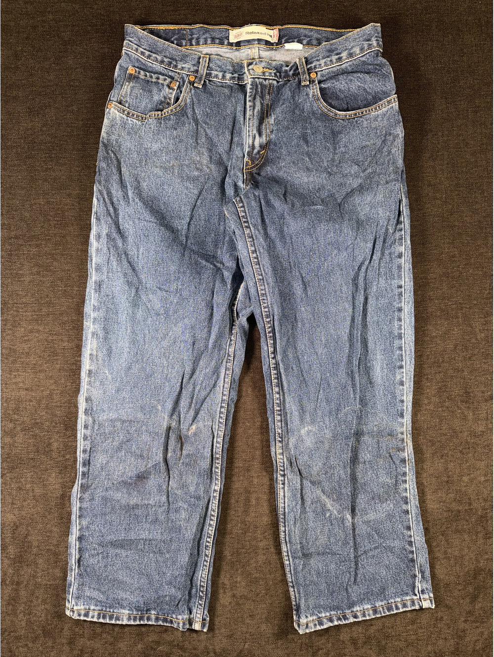 Levi's 550 Relaxed Fit Jeans W34 L28 16 Husky Made in Egypt